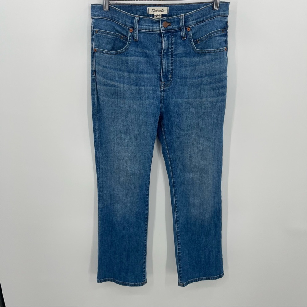Madewell Women's Boot Cut Jeans in Medium Blue Wash